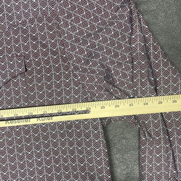 STETSON Pearl Snap Shirt Men's XXL Chevron Grid Western Cowboy Long Sleeve - Picture 10 of 11